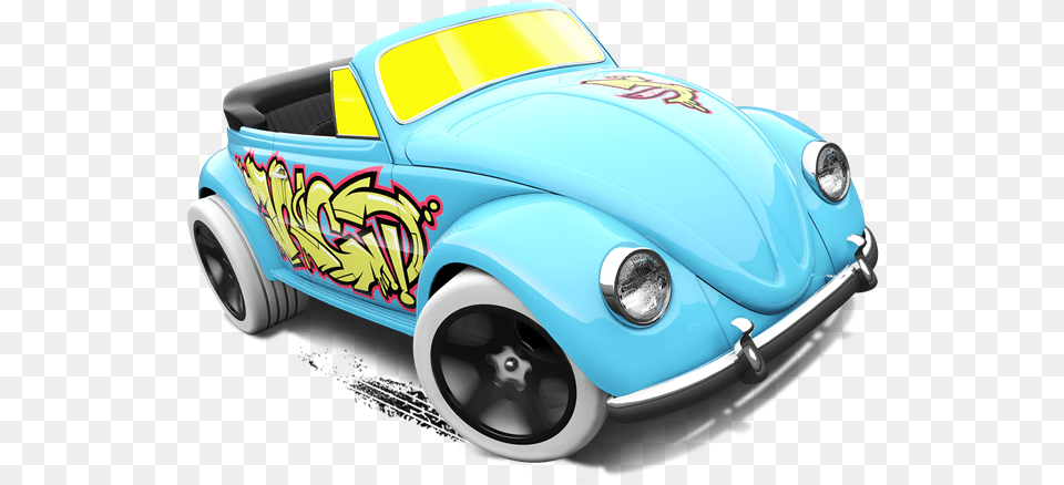 Hot Wheels Volkswagen Beetle Convertible, Car, Coupe, Sports Car, Transportation Png