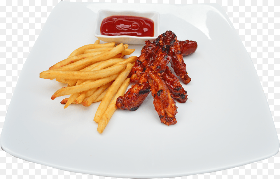 Hot Wings, Food, Food Presentation, Ketchup, Fries Free Transparent Png