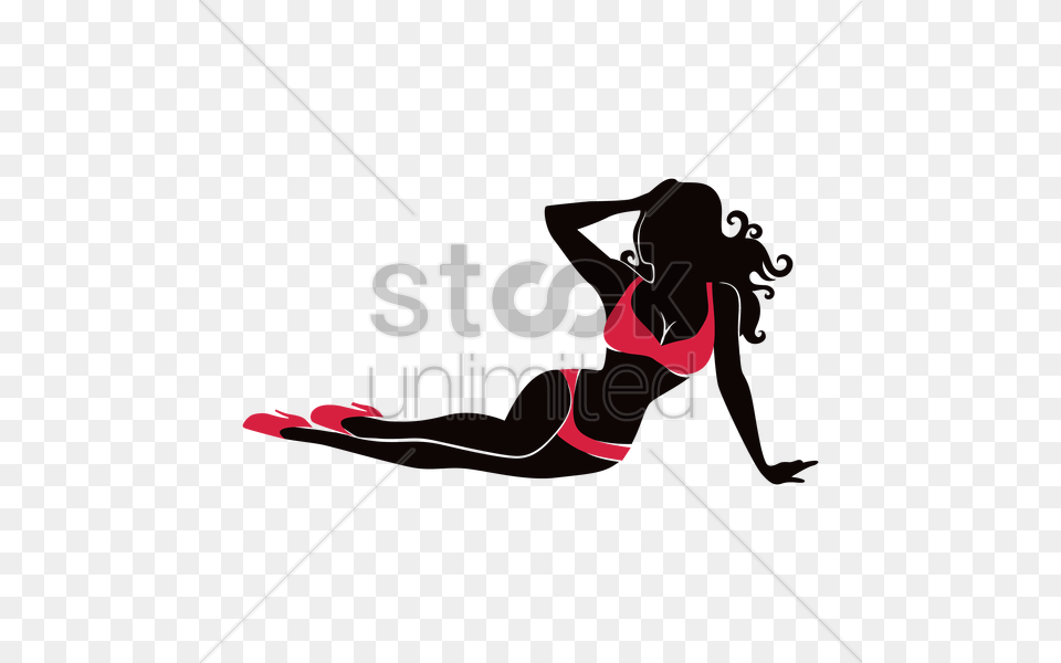 Hot Woman Silhouette Vector Png Image