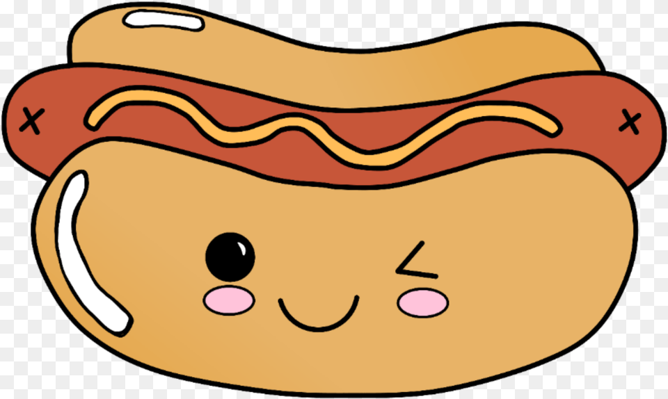 Hotdog Kawaii Emoji Cute Stickerfreetoedit Ftestickers Cute Hot Dog Emoji, Food, Hot Dog, Animal, Fish Free Transparent Png