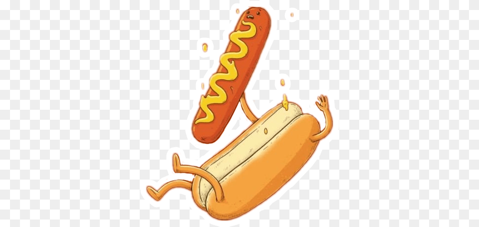 Hotdog Sticker By M Clip Art, Food, Hot Dog, Baby, Person Png