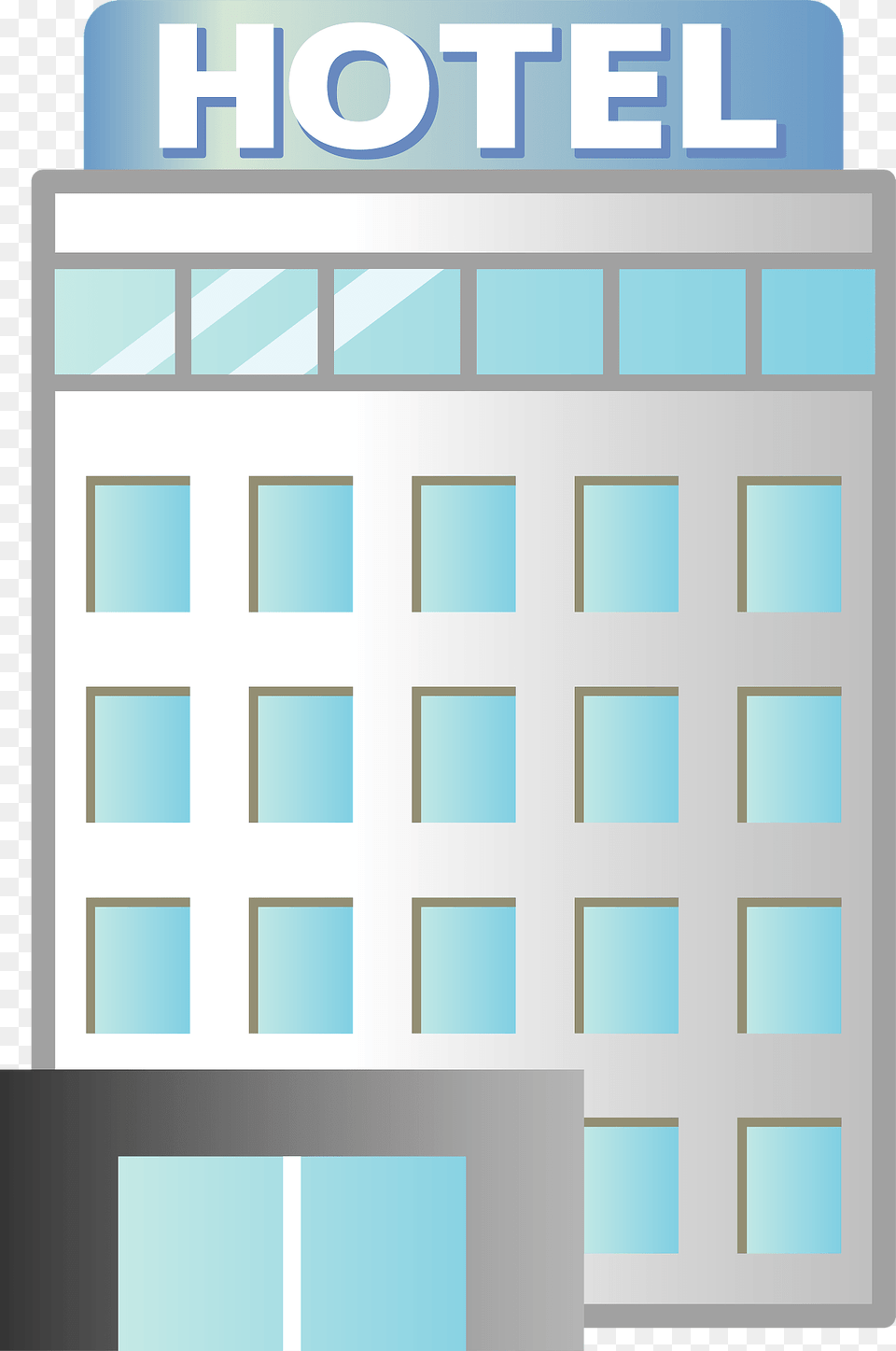 Hotel Building Clipart, Architecture, Office Building, City, Text Png