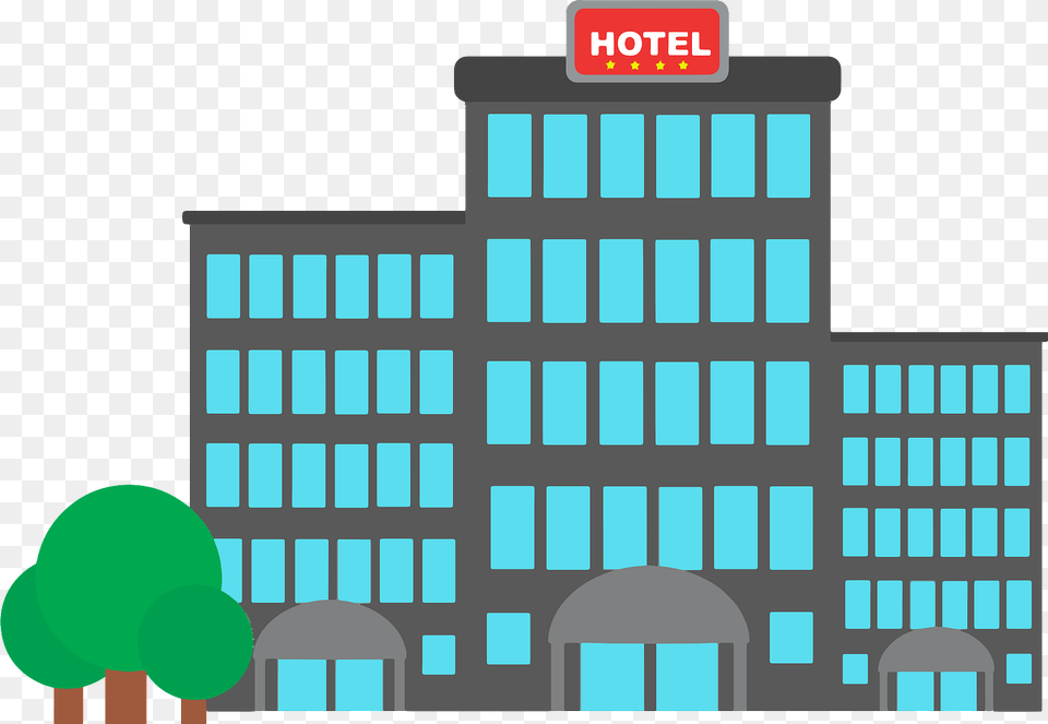 Hotel Building Clipart, Architecture, City, Office Building, Urban Png Image