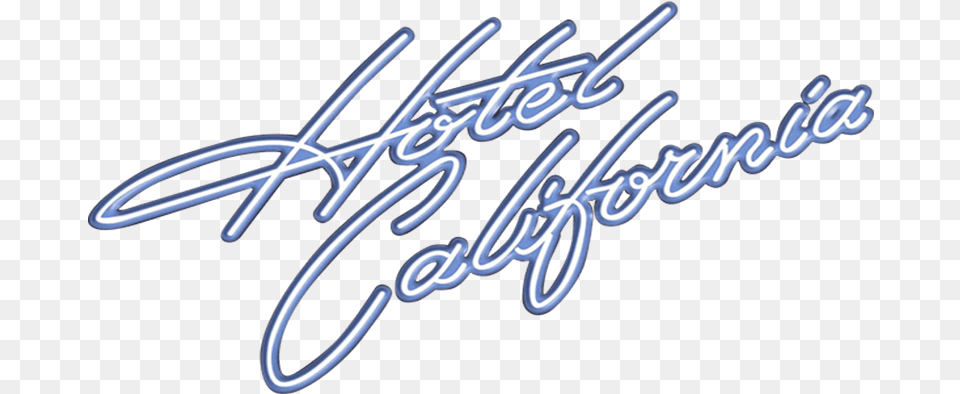 Hotel California Eagles Hotel California Logo, Light, Neon, Text, Handwriting Free Png Download
