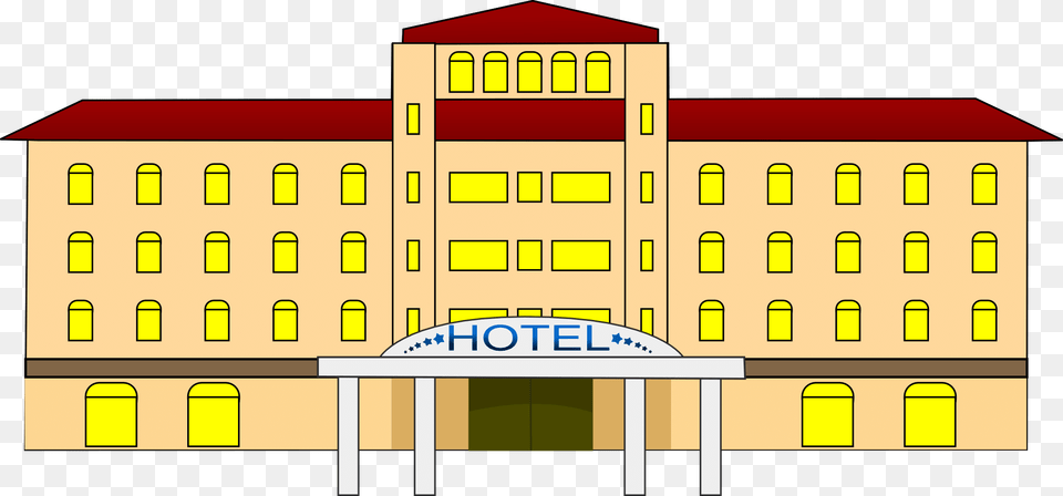 Hotel Clip Art Hotel Clipart, Architecture, Building, Office Building, City Free Png