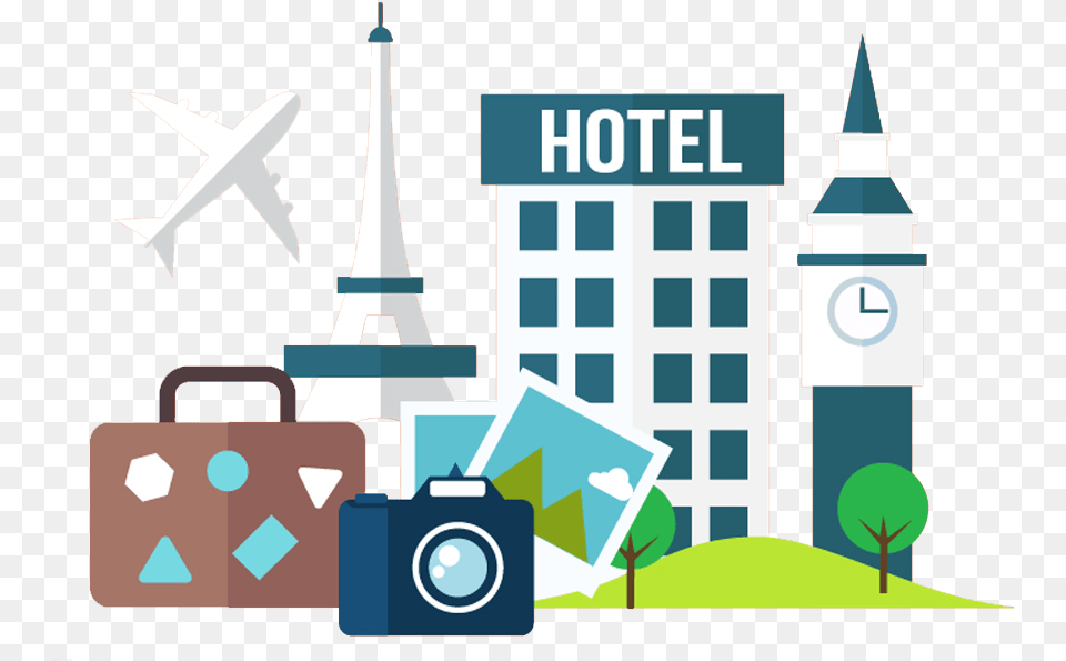 Hotel Clipart Booking Hotel, Neighborhood, City, Architecture, Building Free Transparent Png