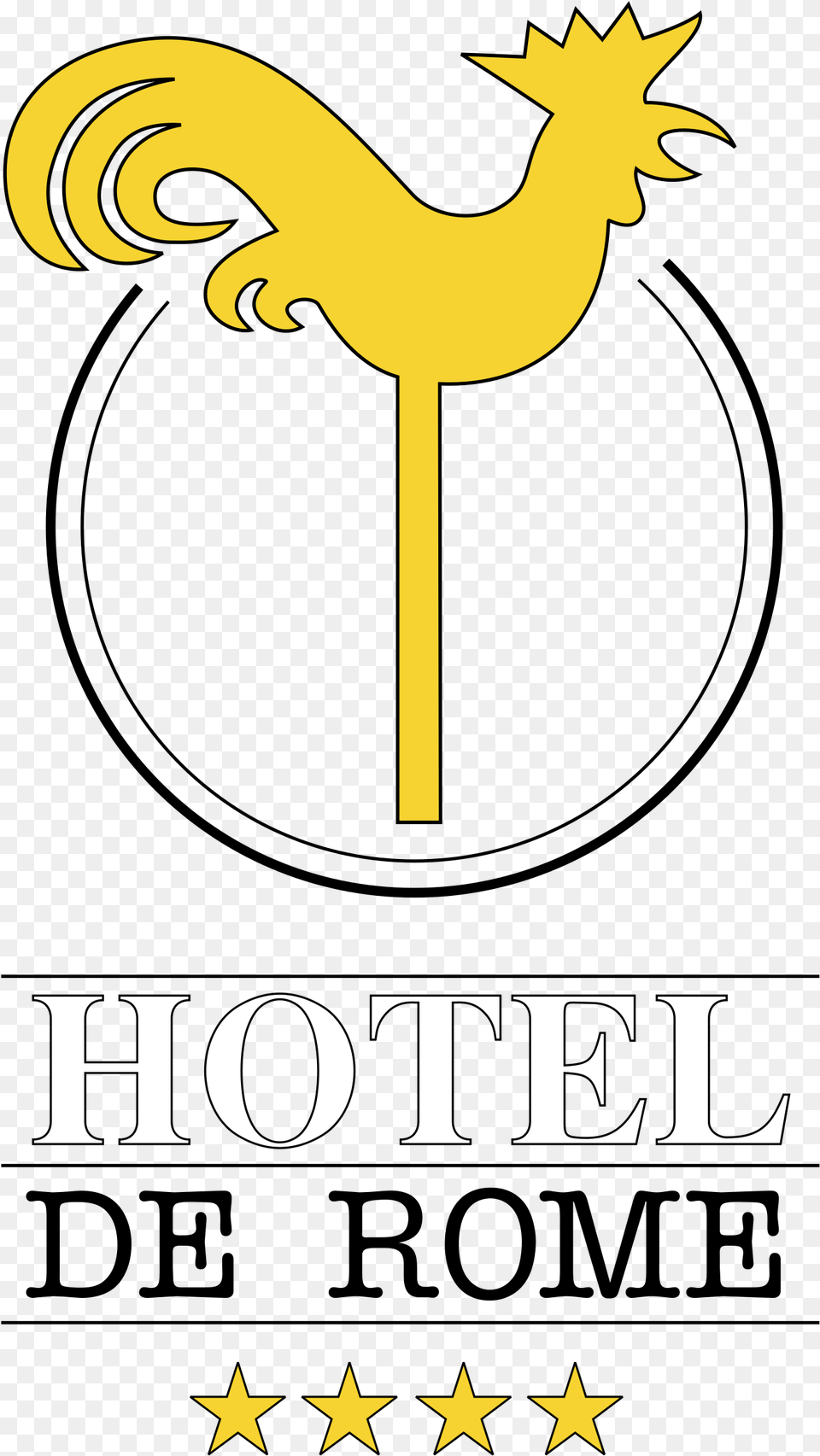 Hotel De Rome Logo Transparent Vertical, Book, Publication, Symbol Free Png
