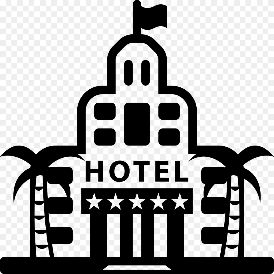 Hotel Emoji Clipart, Bulldozer, Machine, Architecture, Building Png Image