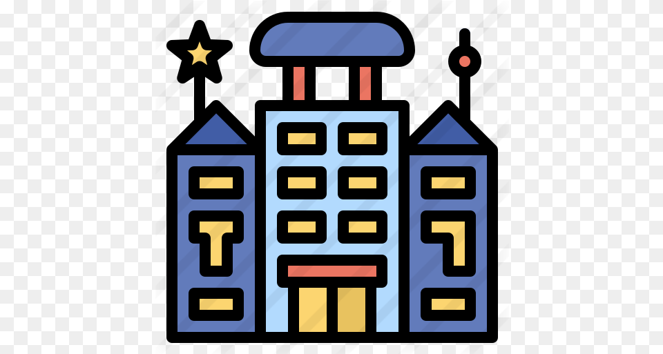 Hotel Hotels Icon Color, Scoreboard Free Transparent Png