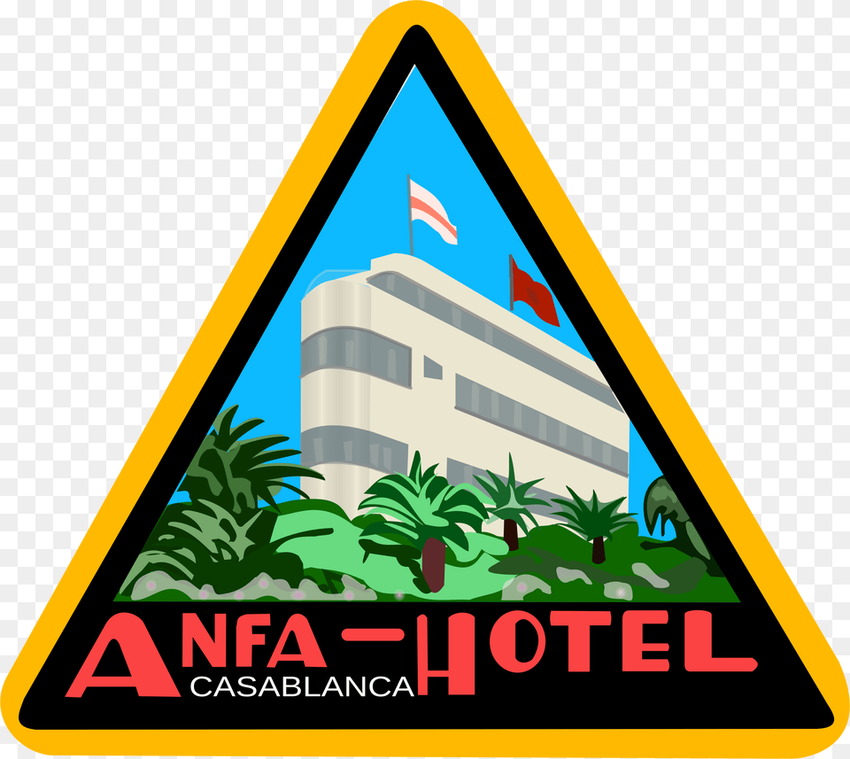 Hotel Icon Has Concierge Clipart Icon Hotel Sticker, Triangle, Sign, Symbol, Dynamite Free Png Download