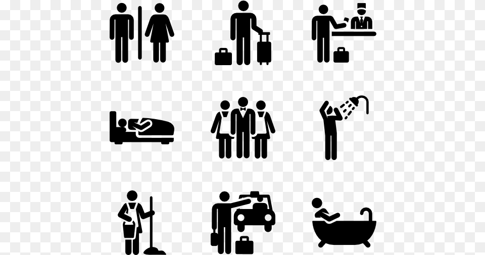 Hotel Pictograms Buy Icon, Gray Free Png Download