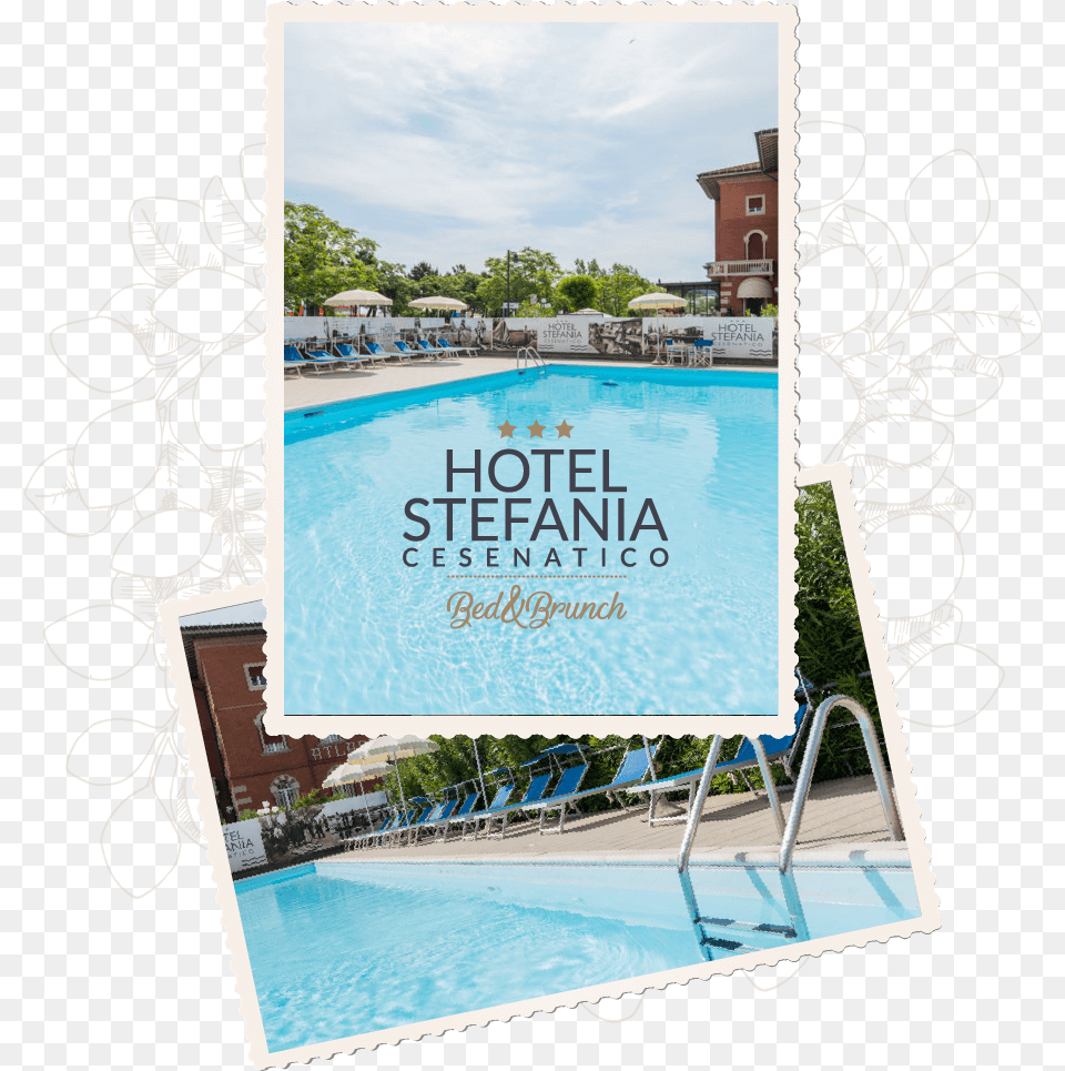 Hotel Stefania Piscina Swimming Pool, Advertisement, Poster, Water, Building Free Png Download