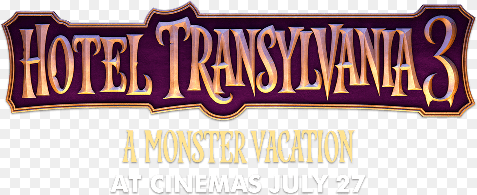 Hotel Transylvania 3 Logo, Text Png