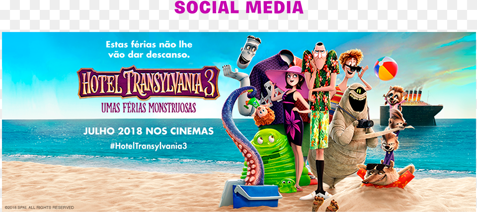 Hotel Transylvania 3 Summer Vacation 2018 Poster, Advertisement, Tourist, Person, Fun Free Png