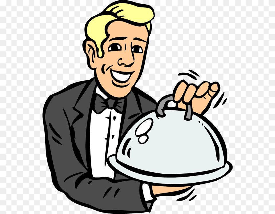 Hotel Waiter Clipart Fancy Dinner Clipart, Adult, Male, Man, Person Png Image