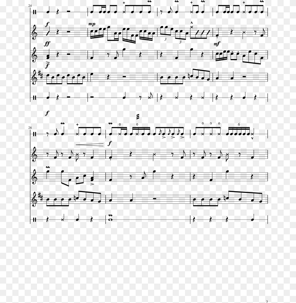 Hotline Bling Sheet Music Composed By Kristian Llanes Easy Mortal Kombat Theme Violin Sheet Music, Gray Png Image