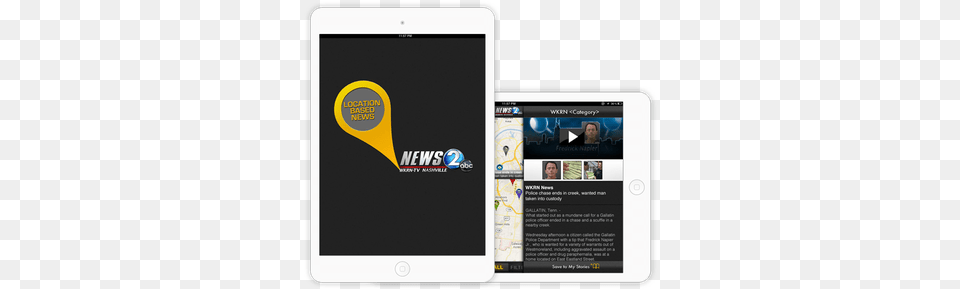 Hottest News App U2013 Abc Nashville Best Custom Software Technology Applications, Computer, Electronics, Tablet Computer, Person Png