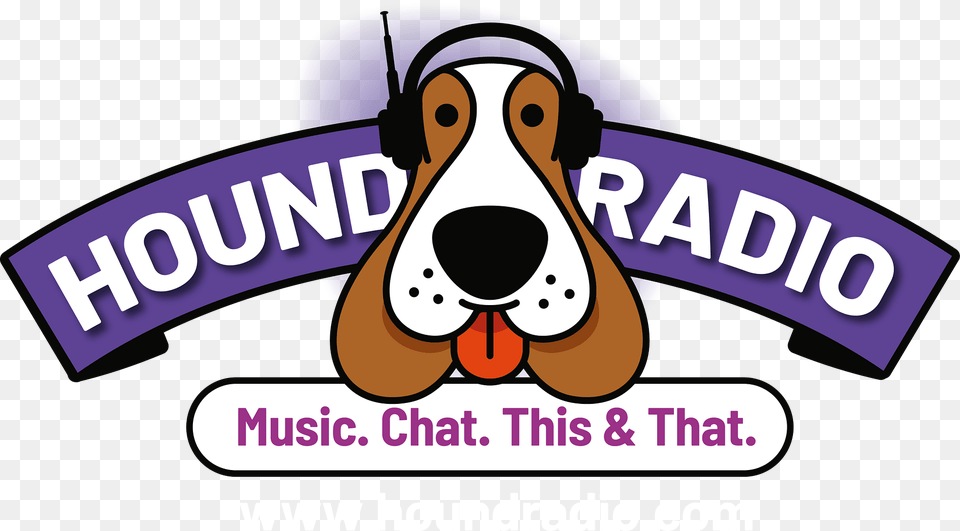 Hound Radio Logo Radio, Animal, Canine, Dog, Mammal Png