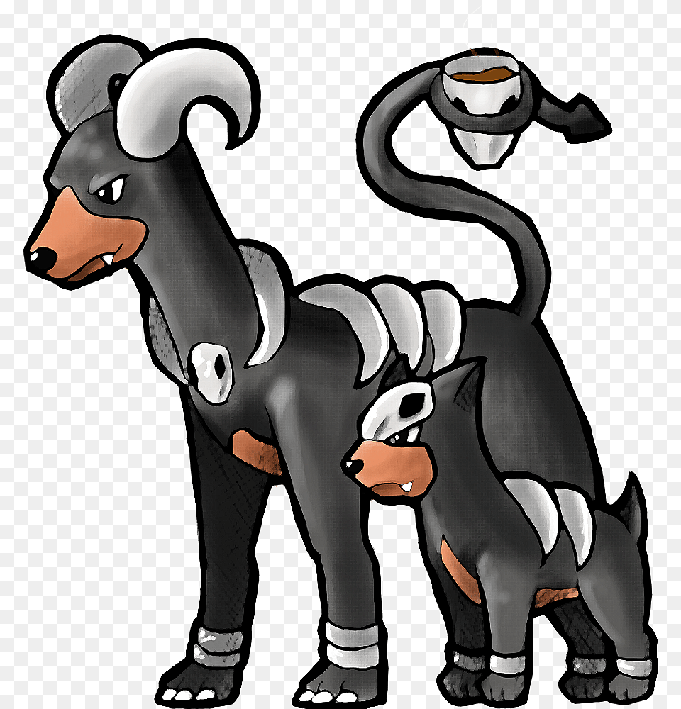 Houndoom Cartoon, Adult, Female, Person, Woman Free Png Download