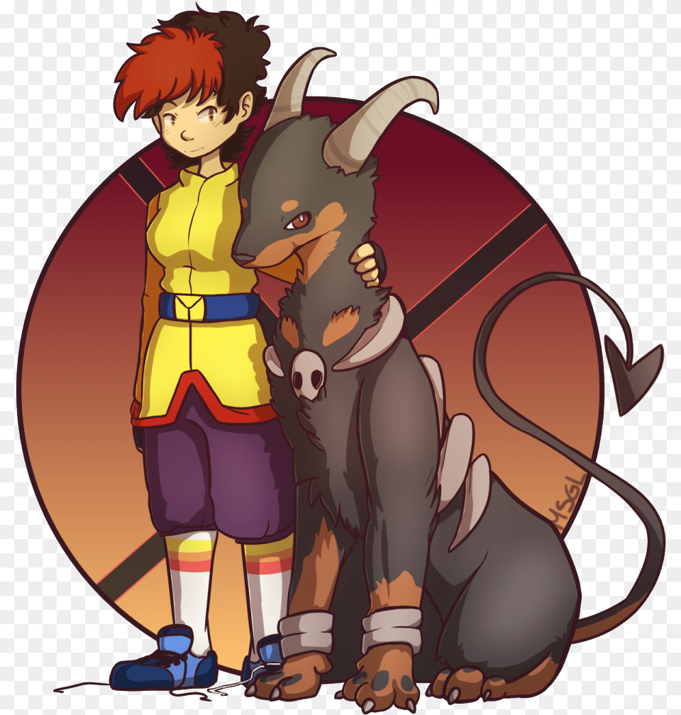 Houndoom Cuz I Like Pokemon Cartoon, Book, Comics, Publication, Face Png