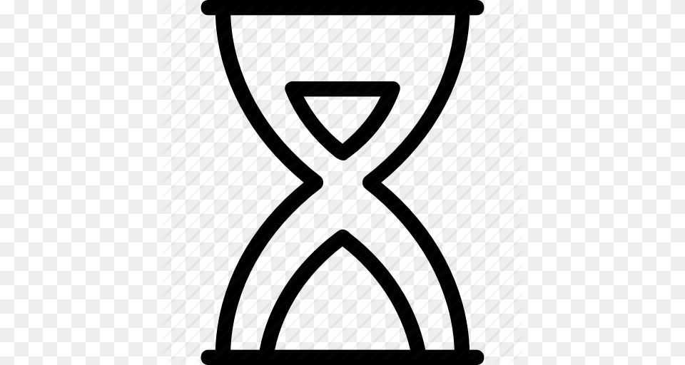 Hour Glass Sand Time Timer Icon Icon, Architecture, Building, Hourglass Png Image