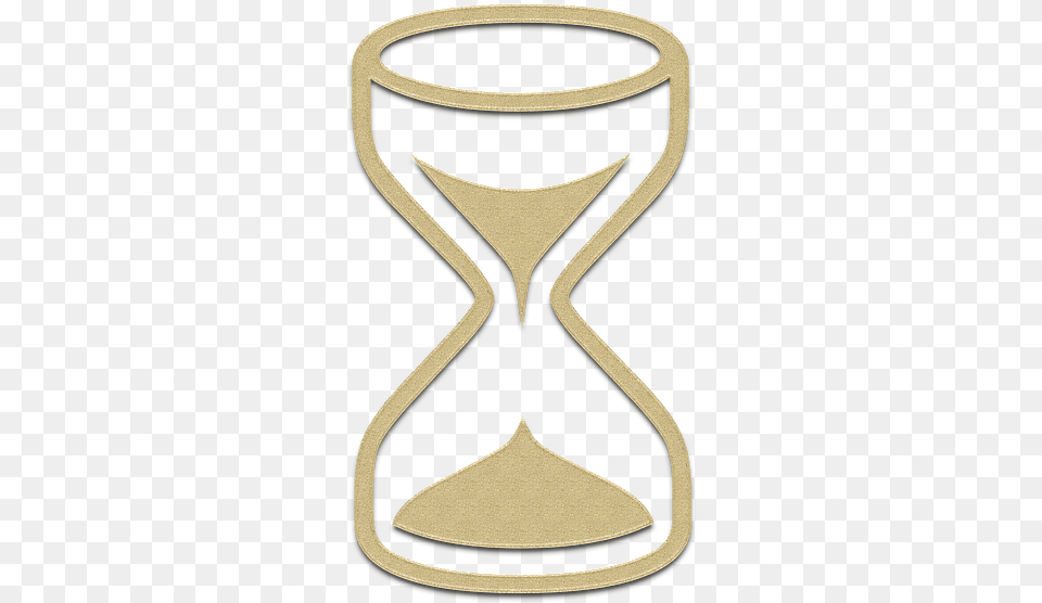 Hourglass Clock Icon Sand Gold Element Glass Transparent Background Sand Clock Png Image