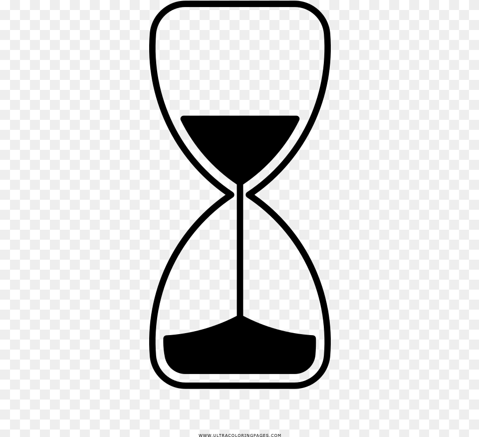 Hourglass Coloring, Gray Png