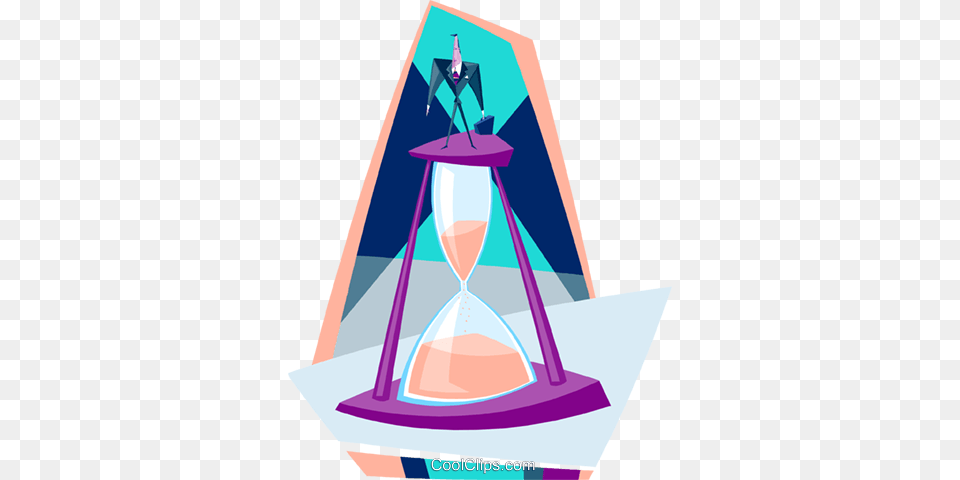 Hourglass Running Out Of Time Royalty Vector Clip Art Free Png