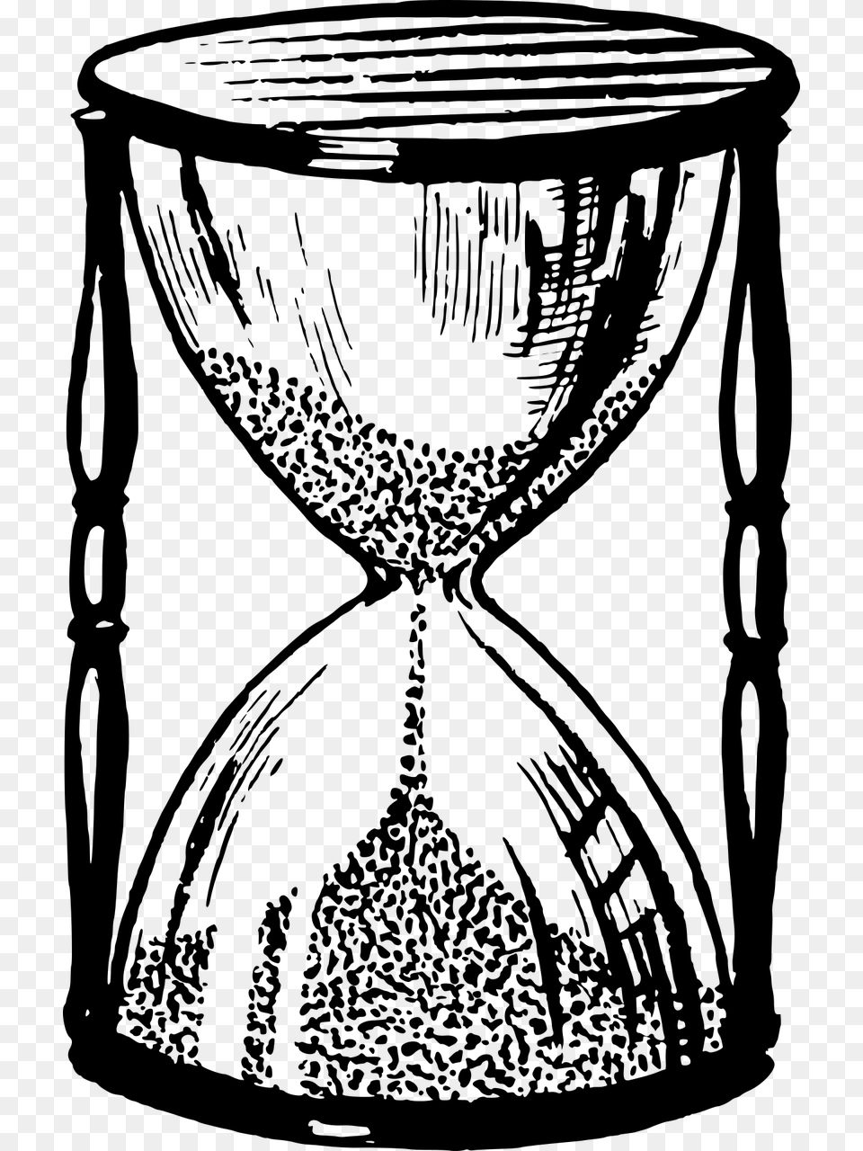 Hourglass Sand Clock Sand Timer Picture Hourglass Clipart, Gray Png