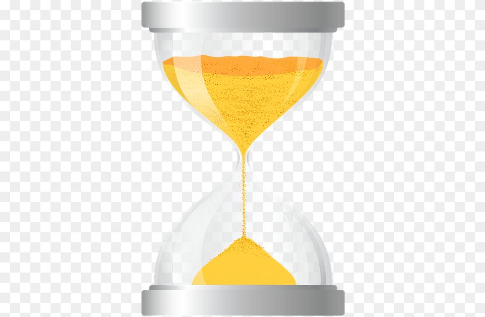 Hourglass Timer Gold Illustration Time Yellow Hourglass Free Png Download