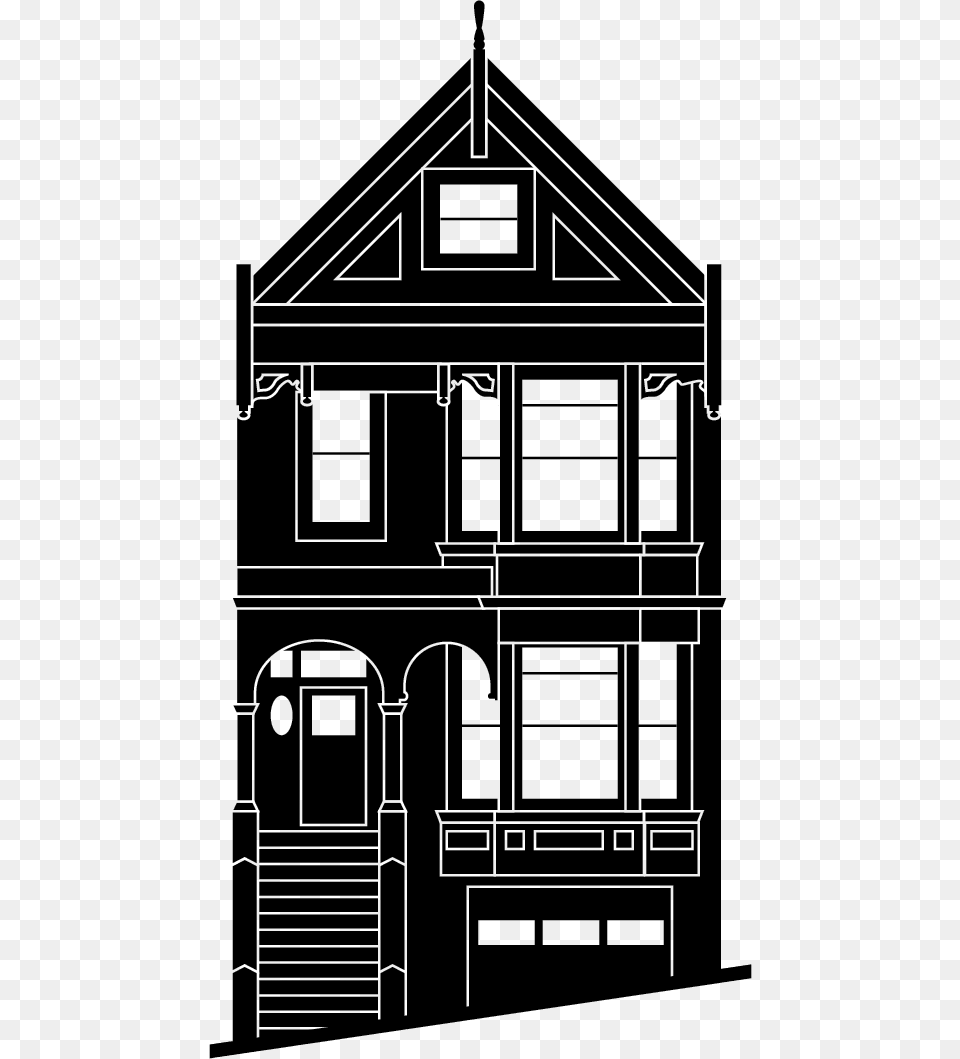 House, Silhouette, Lighting Png Image