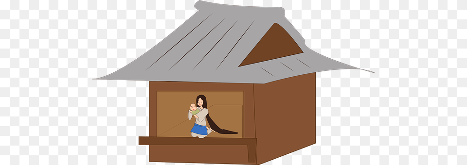 House Dog House, Person, Outdoors Free Png