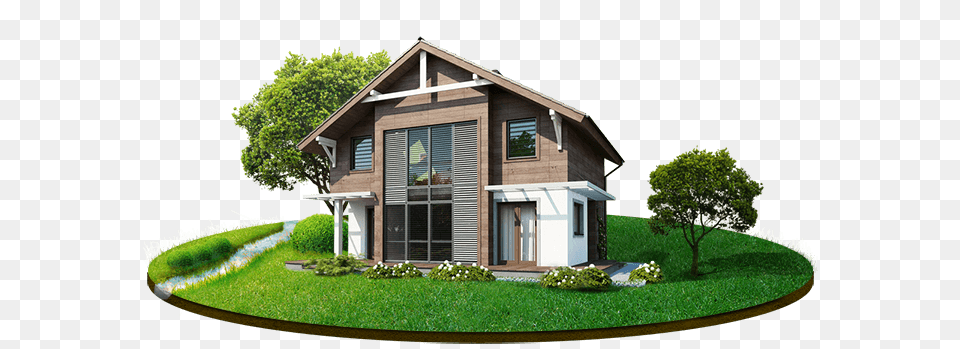 House, Architecture, Plant, Lawn, Housing Free Png