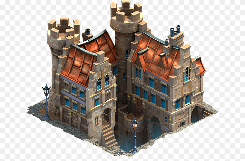 House, City, Architecture, Building, Castle Png