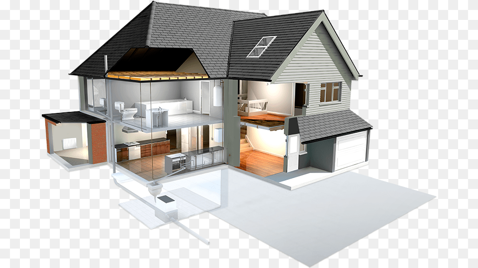 House, Architecture, Building, Housing, Indoors Png Image