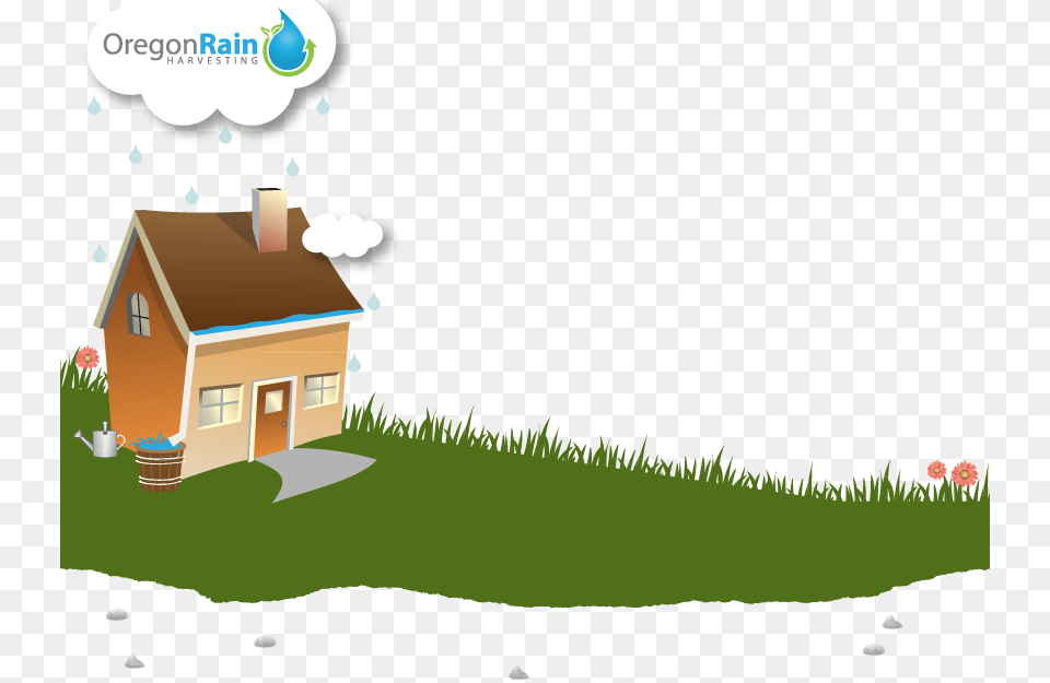 House, Architecture, Building, Cottage, Grass Free Transparent Png