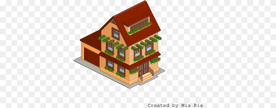 House 7 By Mimimiaart Free Pixel Art Isometric, Neighborhood, Architecture, Building, Housing Png