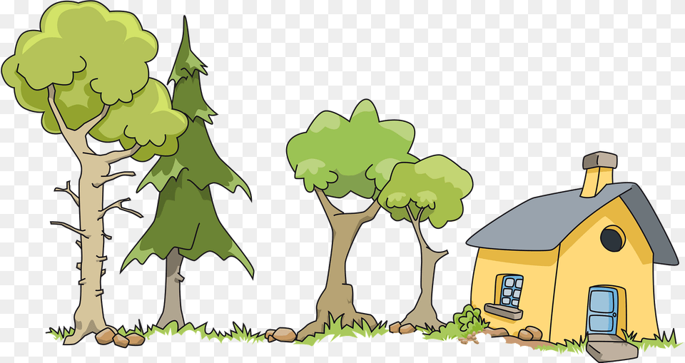 House And Yard Clipart, Plant, Neighborhood, Outdoors, Housing Free Transparent Png