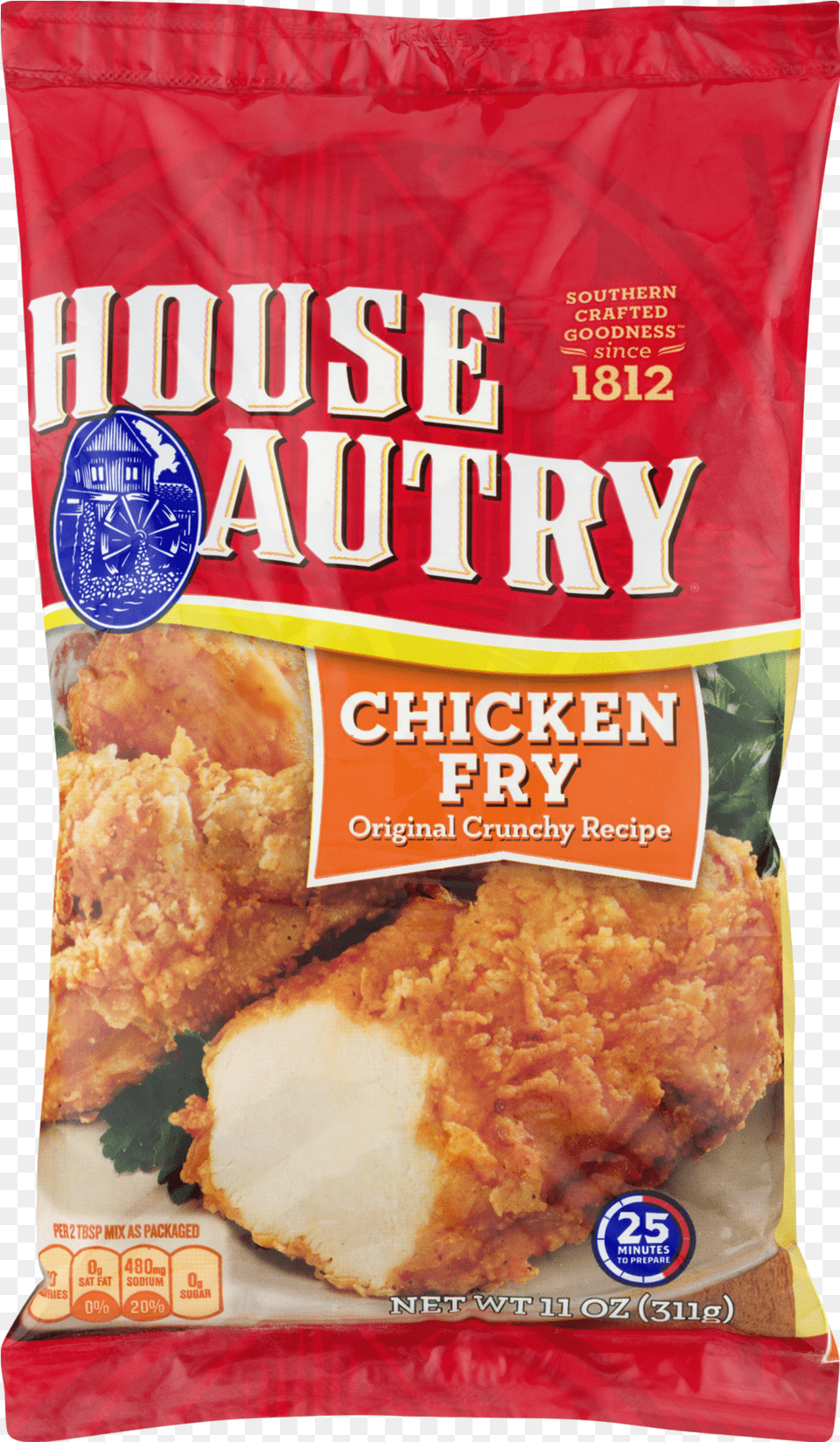 House Autry Chicken Fry Original Crunchy Recipe, Food, Fried Chicken, Nuggets, Bread Png
