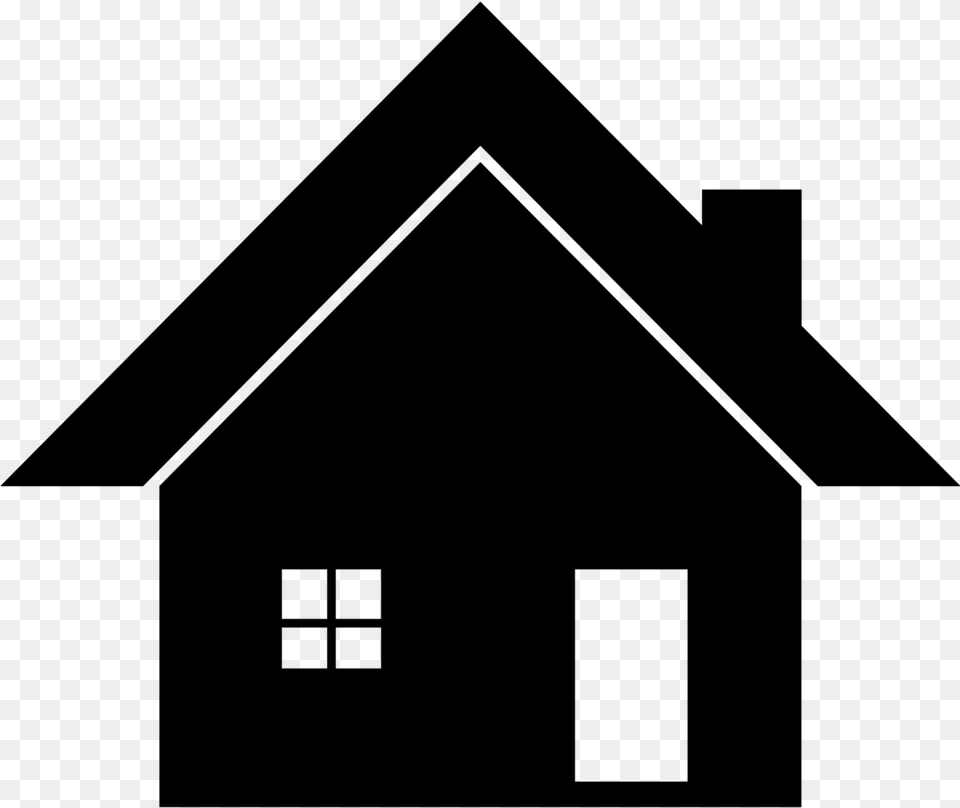 House Black And White Transparent House Black And Transparent Background House Icon, Gray Free Png Download