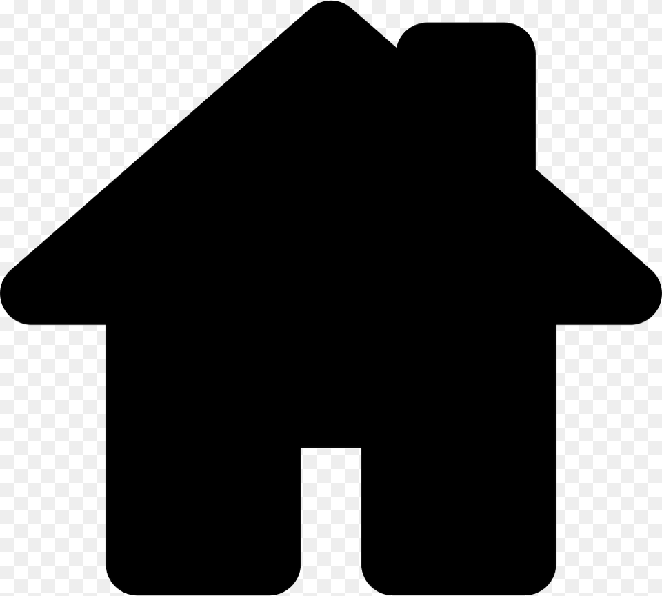 House Black Shape For Home Interface Symbol Symbolen Huis, Sign Free Png