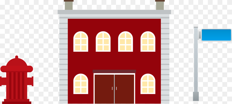 House Building Cartoon Clip Art Building On Fire Cartoon, Door, Arch, Architecture, Scoreboard Free Transparent Png