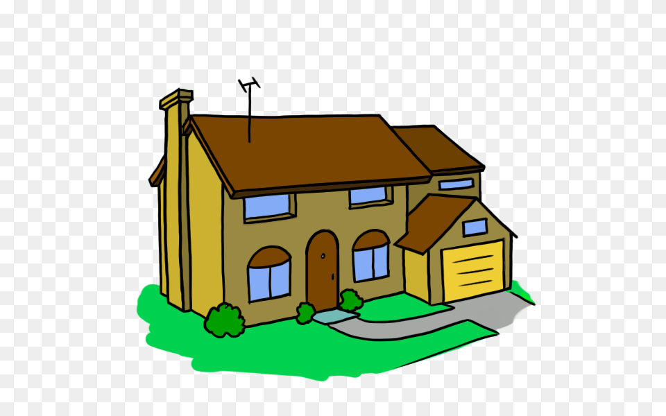 House Cartoonpng Clipart Best Cartoon Home, Neighborhood, Bulldozer, Machine, Architecture Free Png