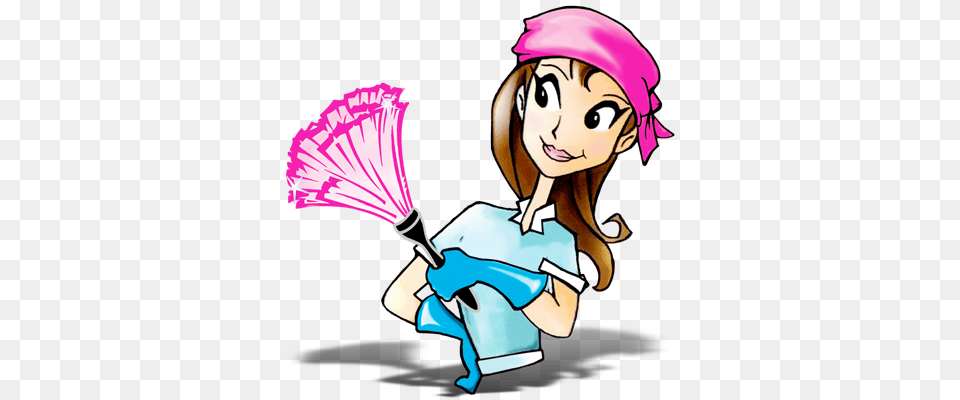 House Cleaning And Maid Services Magic Mollys, Book, Comics, Publication, Face Free Png