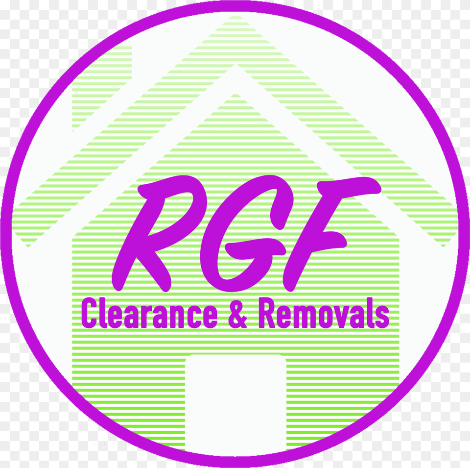 House Clearances Don T Have To Be Stressful If They, Logo, Purple, Sticker, Disk Free Transparent Png