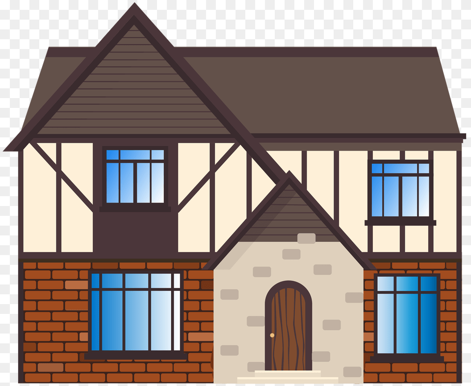 House Clip Art, Brick, Gate, Architecture, Building Png Image