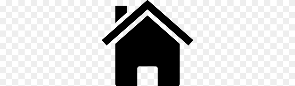 House Clip Art, Gray Png
