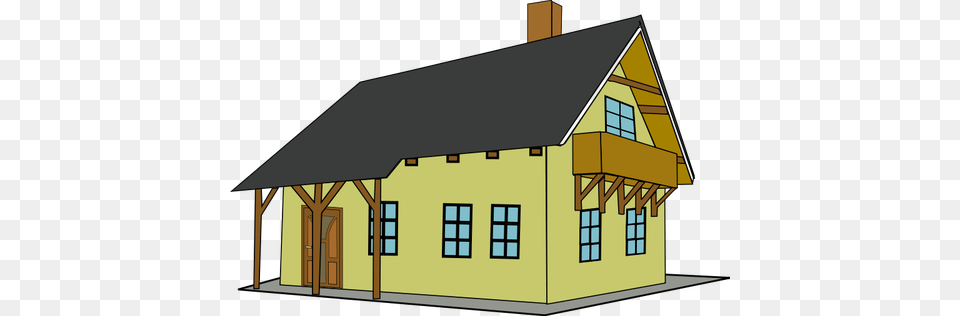 House Clip Art Vector, Architecture, Housing, Cottage, Building Free Png