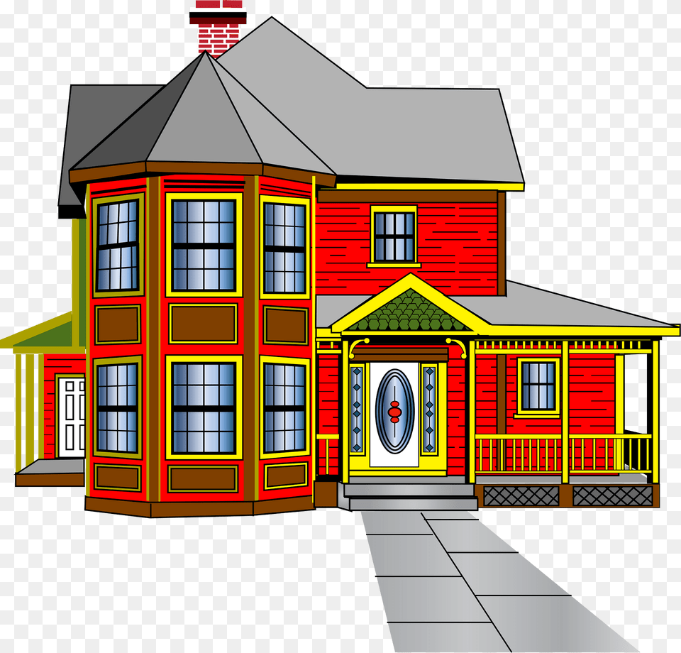 House Clipart, Architecture, Building, Outdoors, Housing Png