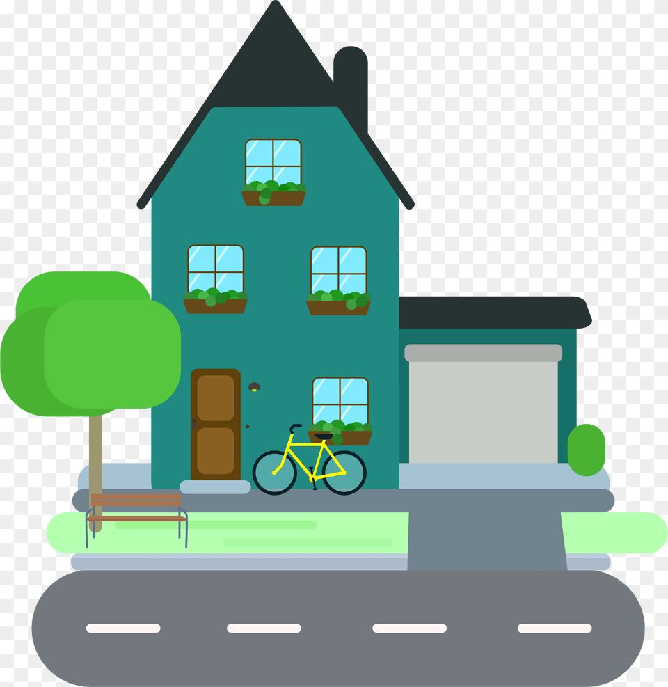 House Clipart, Neighborhood, Architecture, Building, Cottage Png